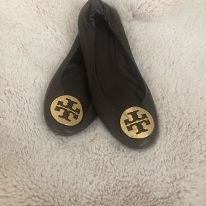 Tory Burch brown ballet flats 9.5